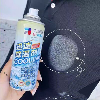 Bình xịt làm lạnh tức thì (Size to 260ml) - Làm mát cơ thể, ô tô, xe máy - Đóng băng nước