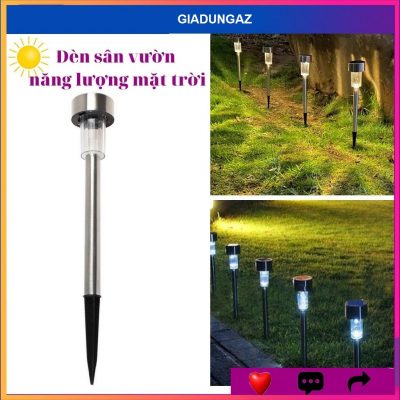 Đèn LED Sân Vườn Năng Lượng Mặt Trời Inox - Chống nước GD0032
