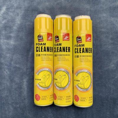 [650Ml] Chai Xịt Bọt Vệ Sinh Nội Thất Xe, Giày Da, Túi Da, Ghế Sofa
