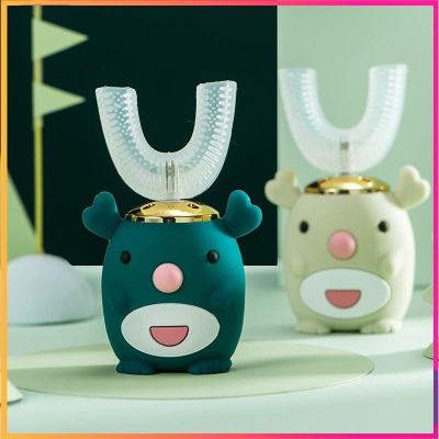 Bàn chải điện cho bé chữ U SmartTee - Tặng Kem đánh răng