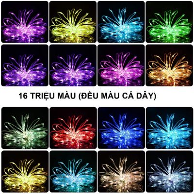 Đèn Fairy Light Trang Trí Cây Thông Noel, Trang Trí Tết - App 16 Triệu Màu