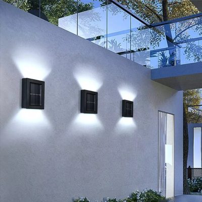 Đèn Led Gắn Tường - Năng Lượng Mặt Trời, Chống Nước Ip65 - Trang Trí Nhà Cửa Sân Vườn Gd0029