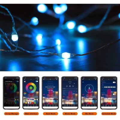 Đèn Fairy Light Trang Trí Cây Thông Noel, Trang Trí Tết - App 16 Triệu Màu