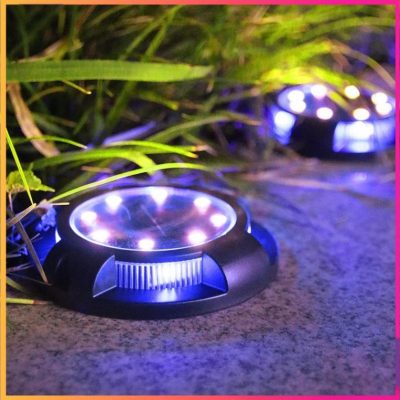 Đèn Led Cắm Cỏ Sân Vườn Tròn 20Led Năng Lượng Mặt Trời - Chống Nước Gd0026