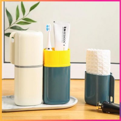 Hộp đựng Bàn chải, Kem đánh răng, Lược, Khăn mặt - Du Lịch tiện lợi