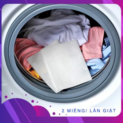 Hộp 24 Giấy Hút Màu Chống Phai Màu Quần Áo Máy Giặt - Hàng Nội Địa Trung