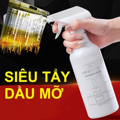 Tẩy dầu mỡ nhà bếp, tẩy dầu mỡ máy hút mùi NỘI ĐỊA TRUNG- Siêu nhanh Siêu sạch Tiện lợi An toàn - 500ML