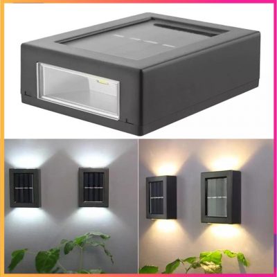 Đèn Led Gắn Tường - Năng Lượng Mặt Trời, Chống Nước Ip65 - Trang Trí Nhà Cửa Sân Vườn Gd0029